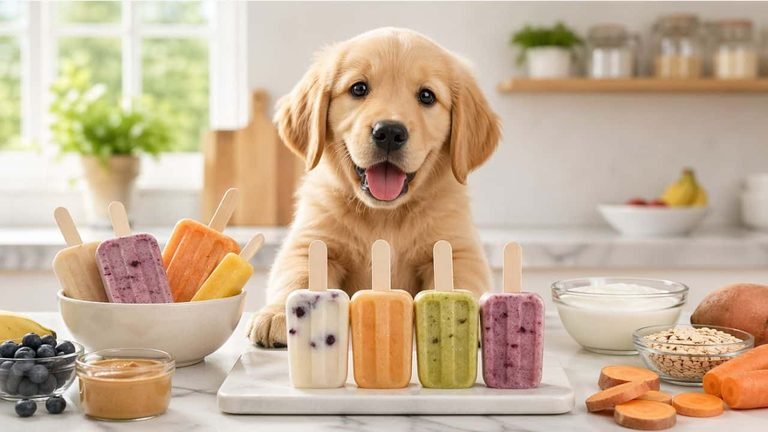 Pupsicle Recipes for Puppies Under 1 Year